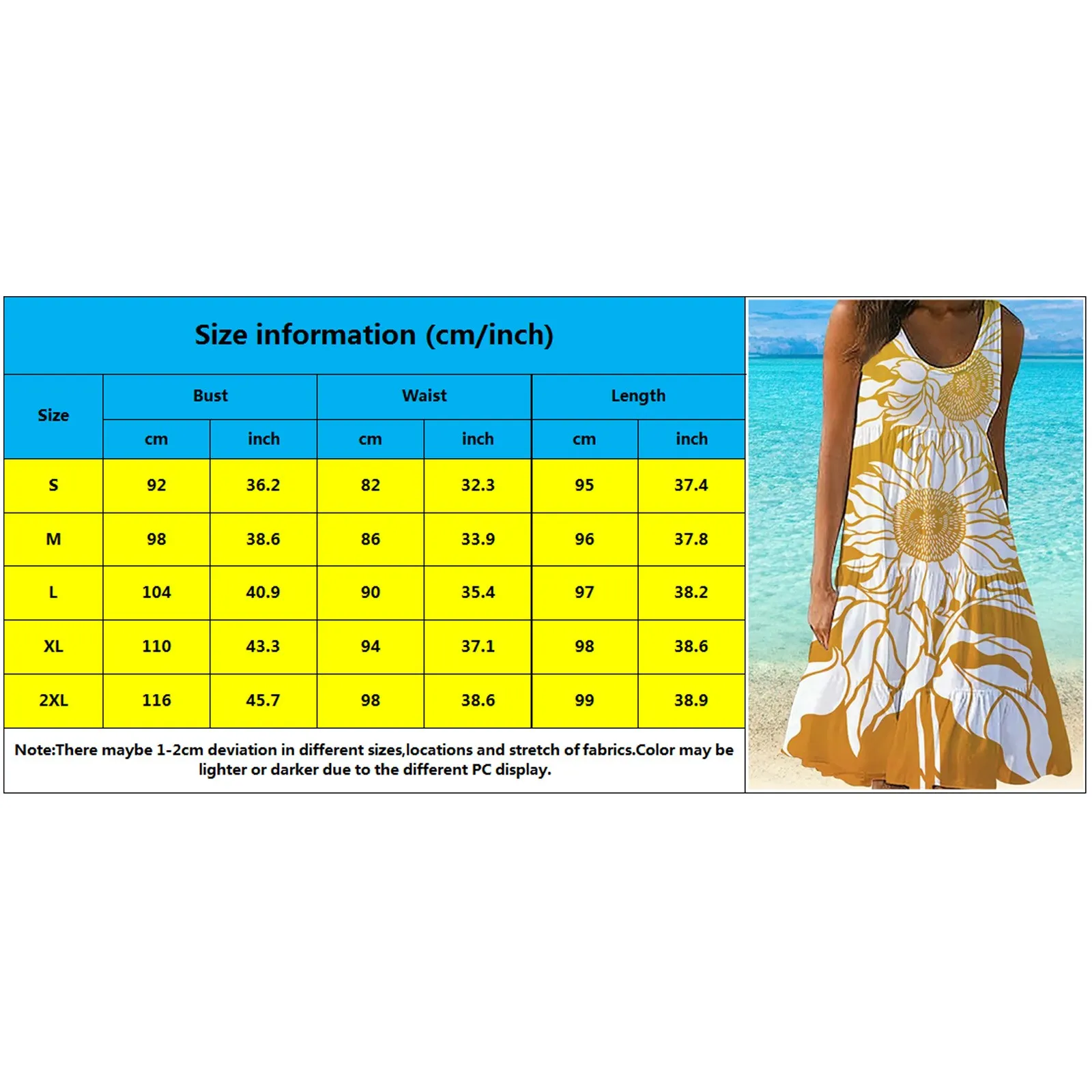 

Women Summer Sundress Sleeveless Floral Print Boho Beach Loose Sundress Party Dress Vestido vestir fashion R5