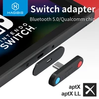 hagibis bluetooth transmitter for nintendo switch bluetooth 5 0 wireless audio adapter aptx ll accessories for switch lite ps5