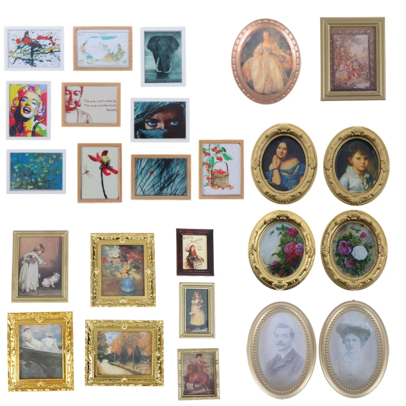 Лидер продаж фотографии в масштабе 1:12 картина маслом Настенная для 1/12 года