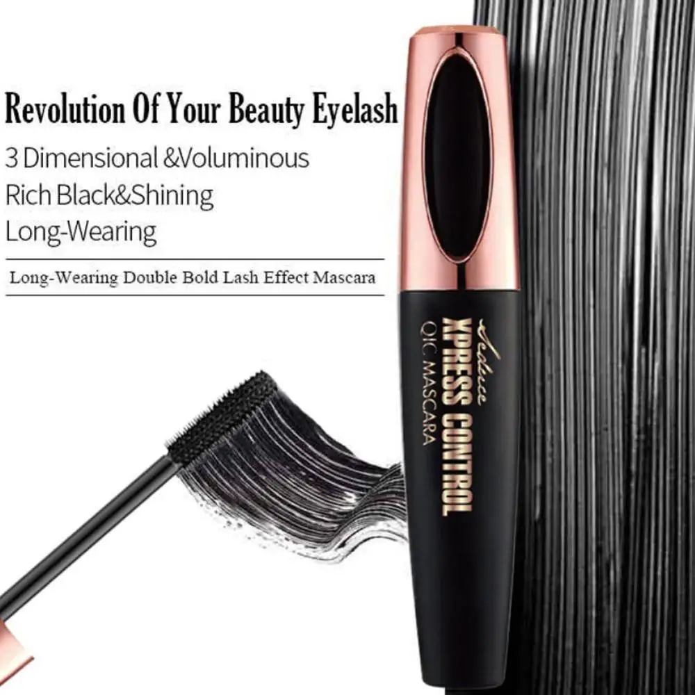 4D шелковое волокно Тушь для ресниц водоСТОЙКАЯ Удлиняющая натуральная длинная