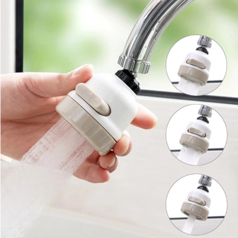 

Pratical and Cunvenient Tap Splash Regulator Movable Kitchen Faucet 360 ° Rotating Faucet Water-saving Filter Sprayer