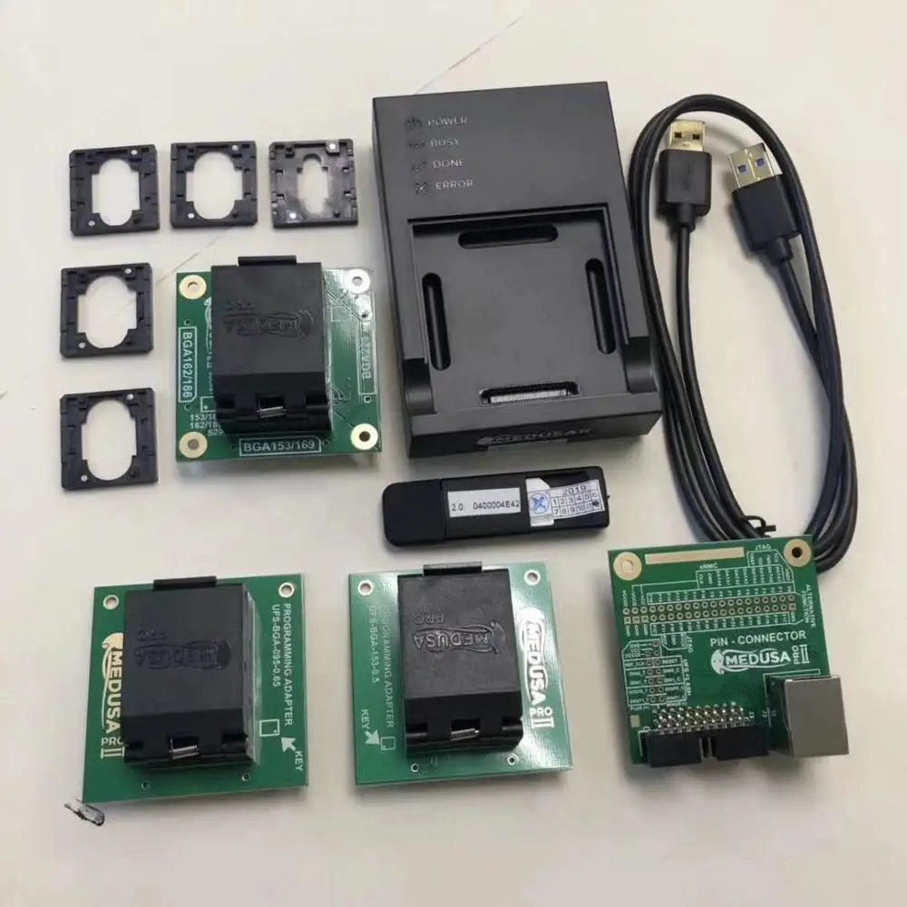 2020 новые оригинальные Medusa Pro 2 полный набор + Медуза разъем (УФС BGA 153 гнездо UFS 254 EMMC 4