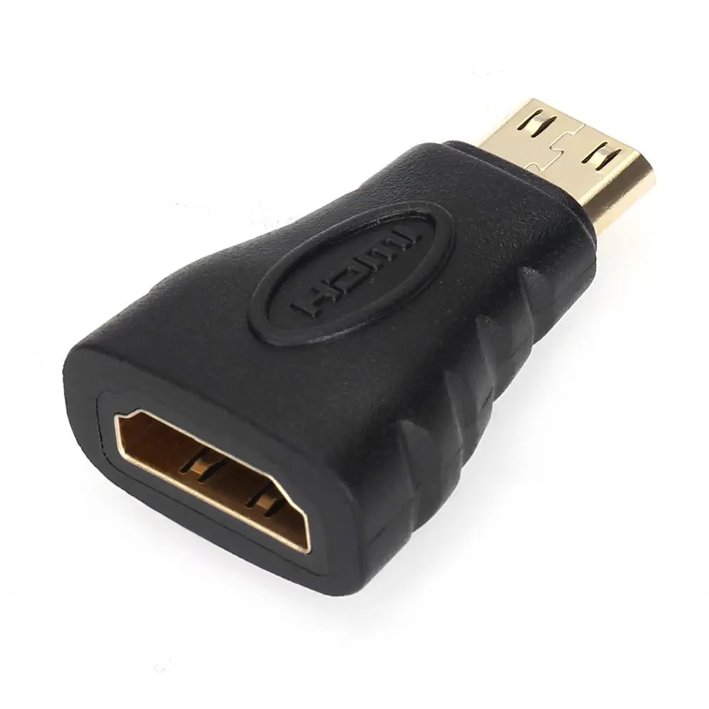 HDMI Женский к мини штекер адаптер Позолоченный разъем мини-конвертер для 1080P HD-DVD