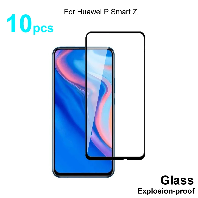 Для Huawei P Smart Z стекло полное покрытие закаленное Защита для экрана Защитное
