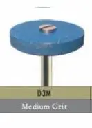 D3M Стоматологическое колесо для камней шлифовальный станок для циркониевой керамики металлические Стоматологические алмазные камни для циркония и цельнокерамики - Цвет: D3M
