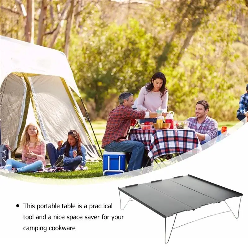 

Folding Camping Table Outdoor Light Picnic Table Portable Aluminum Alloy Table