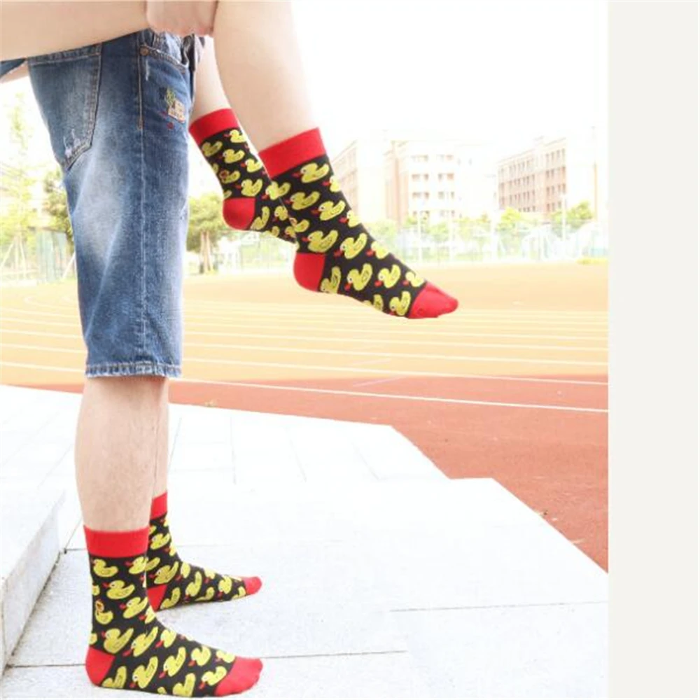 Носки женские хлопковые в стиле хип-хоп с рисунком | Женская одежда