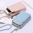 Модная женская сумка из искусственной кожи, мини-сумка на плечо, женский клатч из искусственной кожи, Женский кошелек для телефона, сумки для карт, 2019