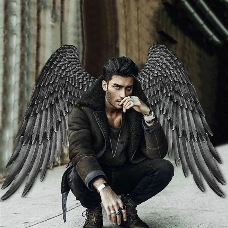 Модные ангельские крылья косплей костюм Марди Гра для взрослых праздник большой