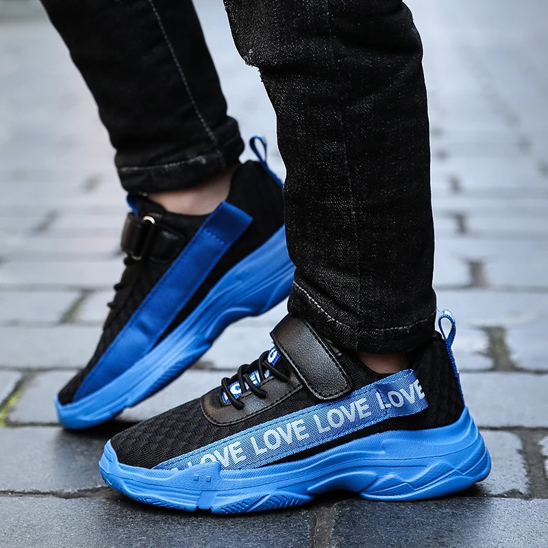 Детские кроссовки дышащие сетчатые для начальной школы детская спортивная обувь