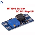 Повышающий регулятор напряжения постоянного тока MT3608 2a max dc, повышающий преобразователь, плата модуля питания, максимальный выход 28 в, 2 А для arduino