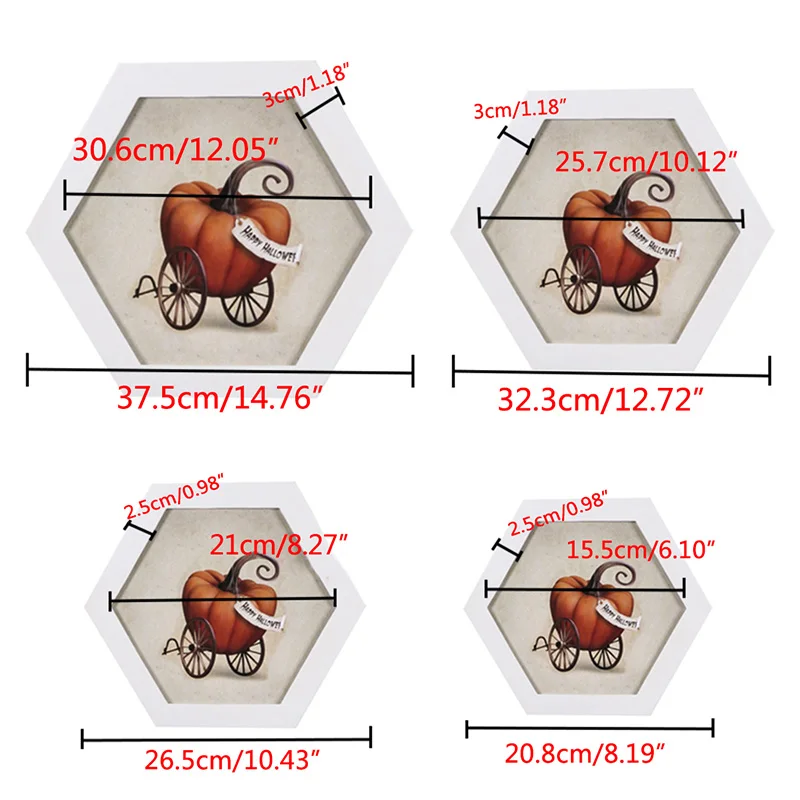 Настенный рамки для фотографий Творческий шестиугольник рамка свадебной
