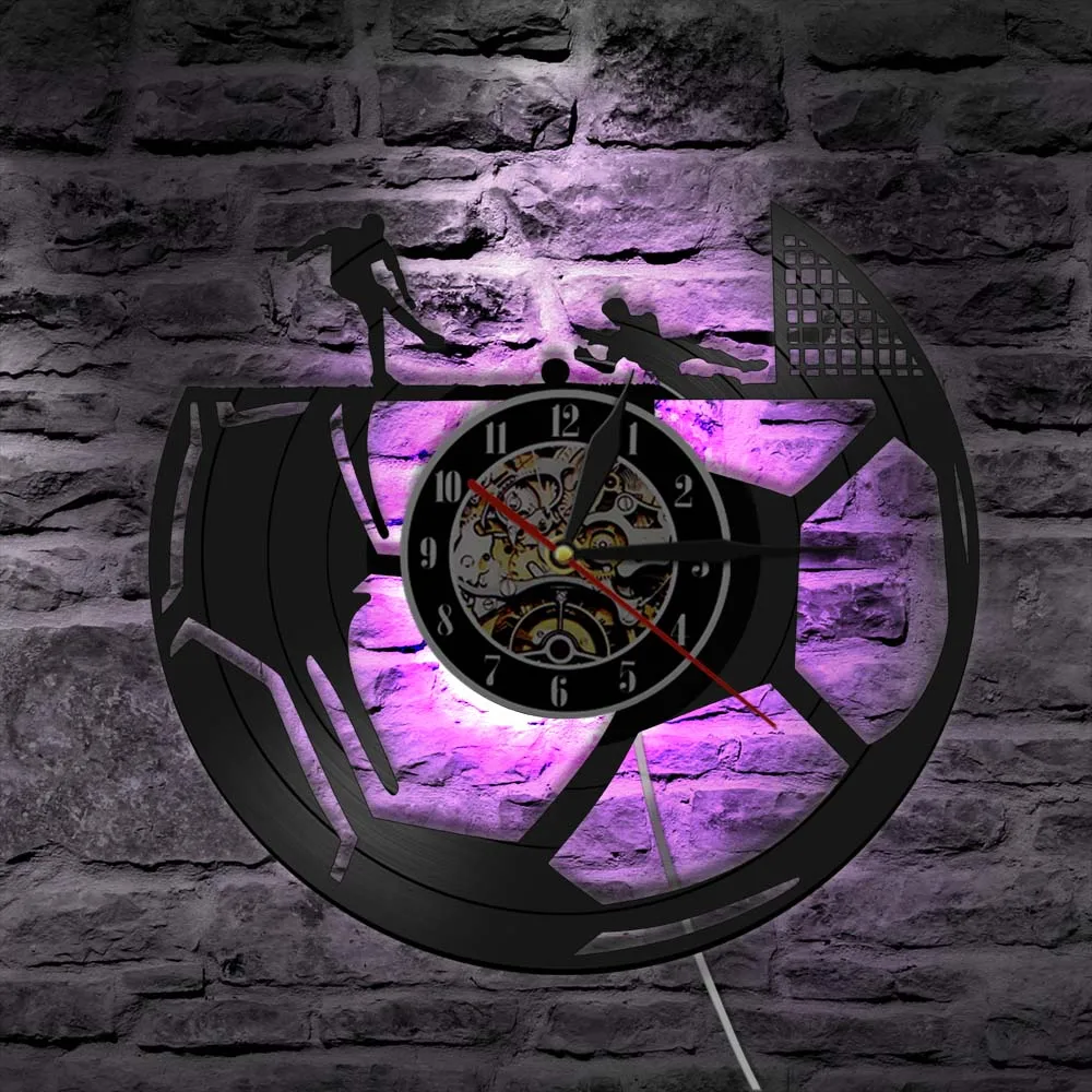 Висячие Часы для футбола спортивные тематические часы декоративные винтажные