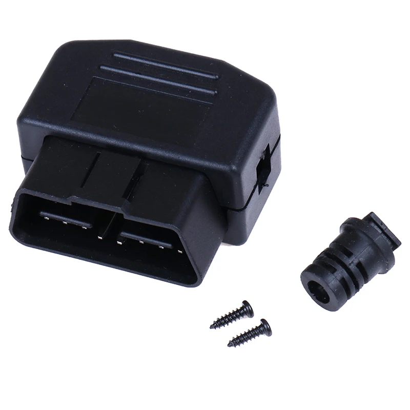 1 комплект OBD II Тип 16 Pin Мужской авто разъем кабель провода розетки с оболочкой и