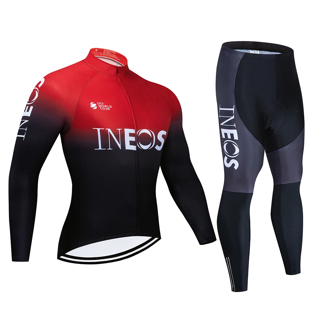 Long sleeve suit Мужская велосипедная майка, летний комплект с коротким рукавом, Майо, шорты на лямках, велосипедная спортивная одежда, рубашка, костюм - Цвет: Long sleeve suit