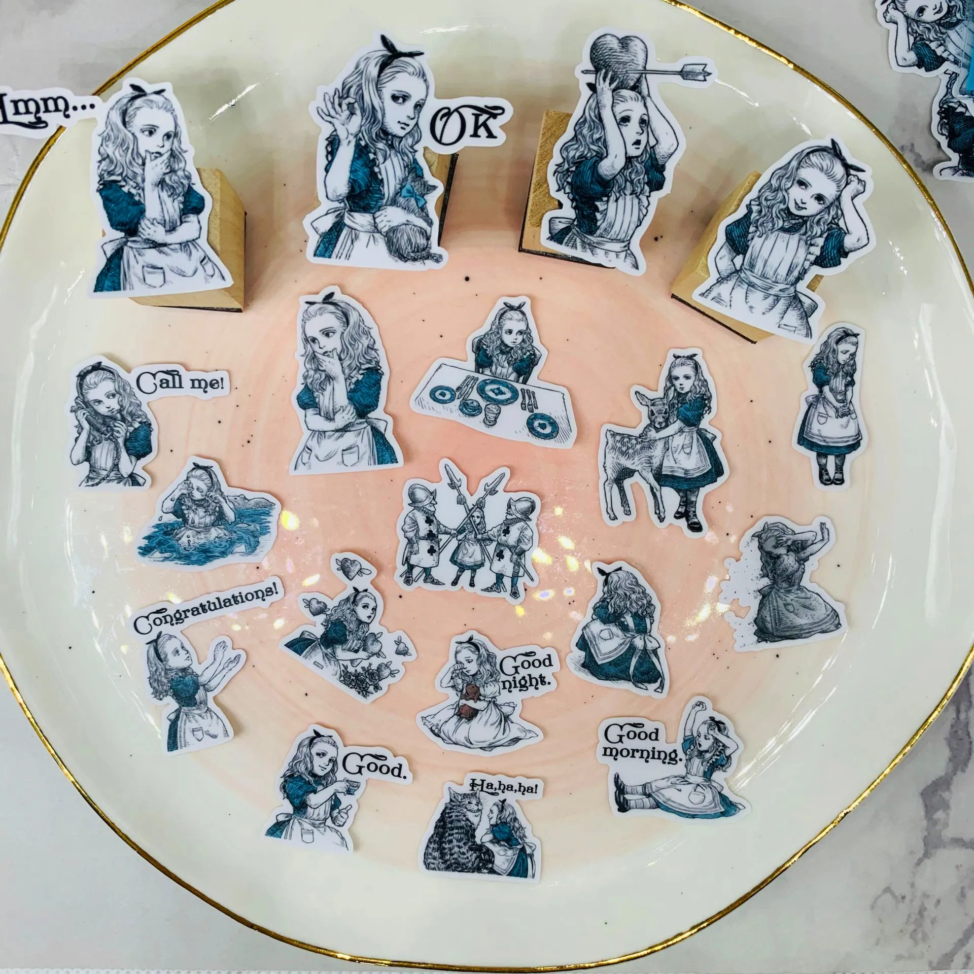 40 шт. девичьи наклейки для фотоальбома |