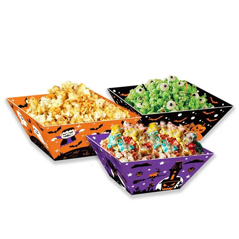 Es Party Dessert Snack Boxes Popcorn Chocolate Boxes Spider 