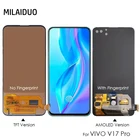 6,44 ''TFTAMOLED дисплей для VIVO V17 PRO  V19 Pro LCD кодирующий преобразователь сенсорного экрана в сборе LCD Замена