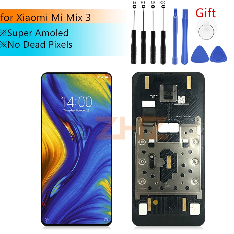 ЖК дисплей с сенсорным экраном и дигитайзером в сборе для Xiaomi Mi Mix 3 дигитайзер