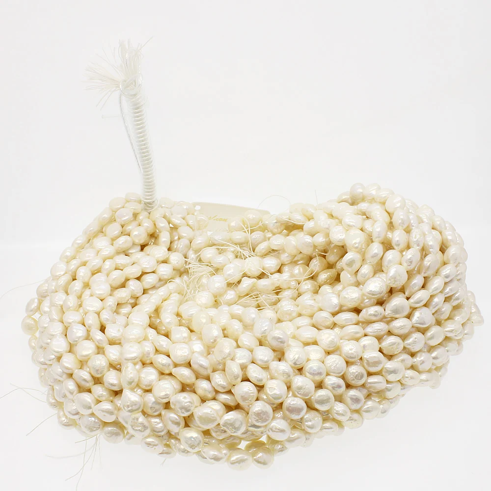 Натуральный пресноводный жемчуг Гламурные женские бусы ювелирные изделия и