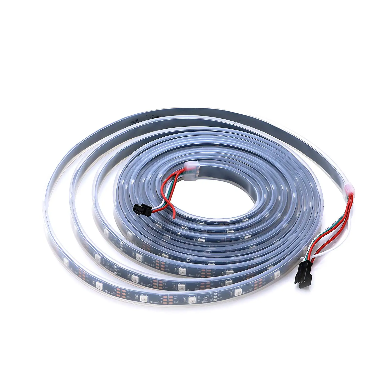 Светодиодная лента WS2812B 5050 RGB водонепроницаемая светодиодная WS2812 5 м