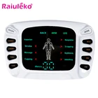 Электрический акупунктурный массажер мышц тела Herald Tens, цифровая терапевтическая машина с 4 прокладками для лица, спины, шеи, плеч, запястья, ног