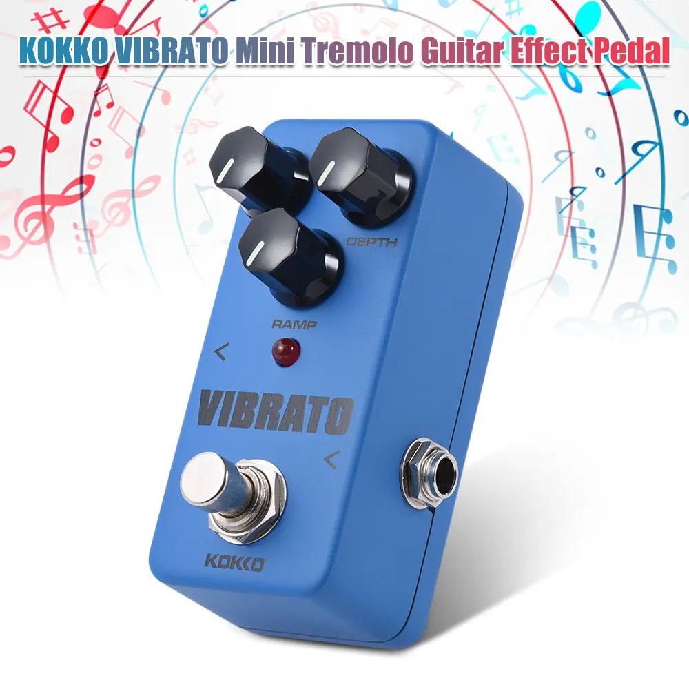 KOKKO VIBRATO Mini Tremolo педаль эффектов для электрогитары True Bypass полностью металлический