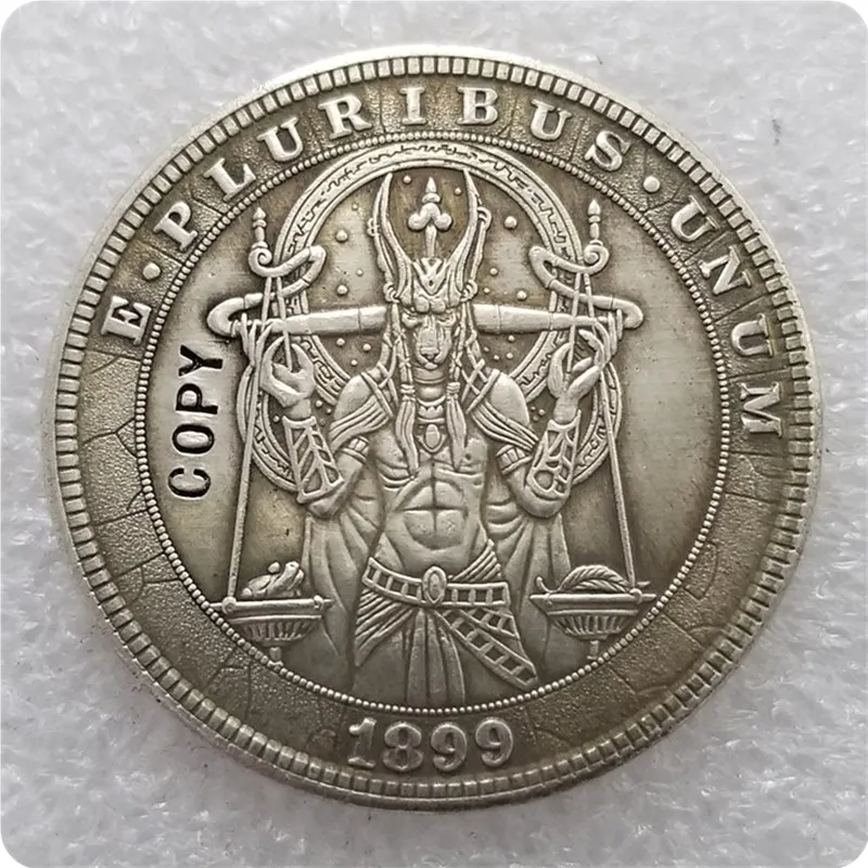 Монета № 24 _ Хобо никелевая монета 1899 P Морган искусственные монеты копия