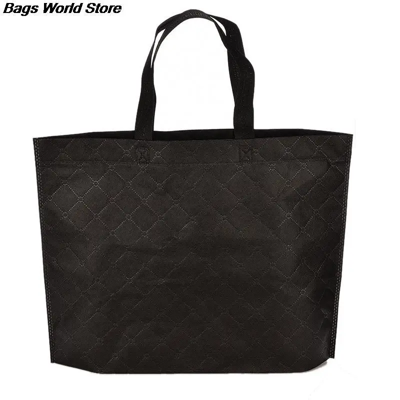 

1pc Shopping Bag Reusable Cloth Fabric Grocery Packing Recyclable Hight Simple Design Healthy Tote Handbag Trendy