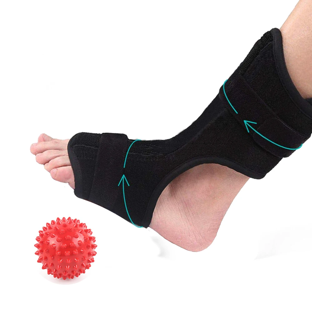 

Elastic Dorsal Night Splint Foot Care Tool Adjustable Plantar Fasciitis Night Splint Foot Drop Orthosis Stabilizer Brace Support