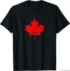 Подарочная футболка унисекс с канадским Кленовым листом и национальным символом канадской гордости