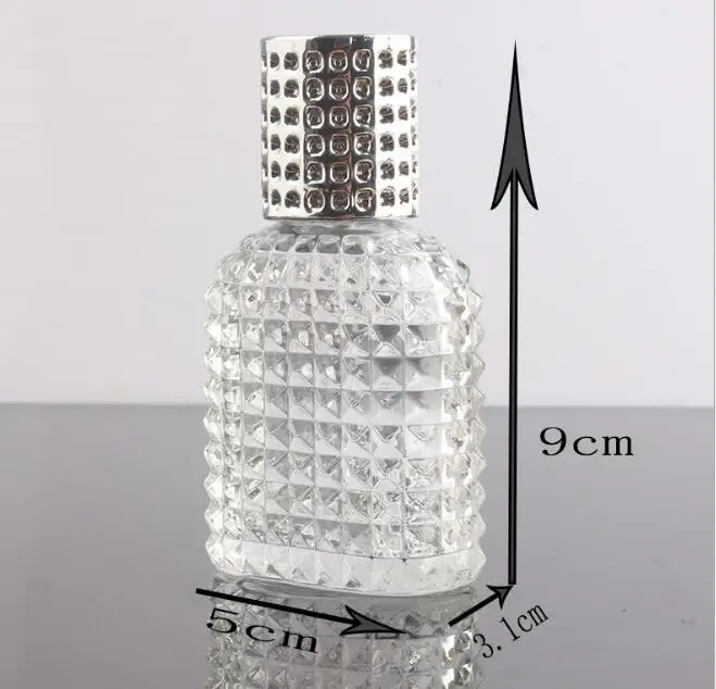 

100pcs Glass Bottle with Spray Empty with Atomizer Refillable Bottles 30ml 50ml Pineapple Portable Glass Perfume Glass Bottle Sp