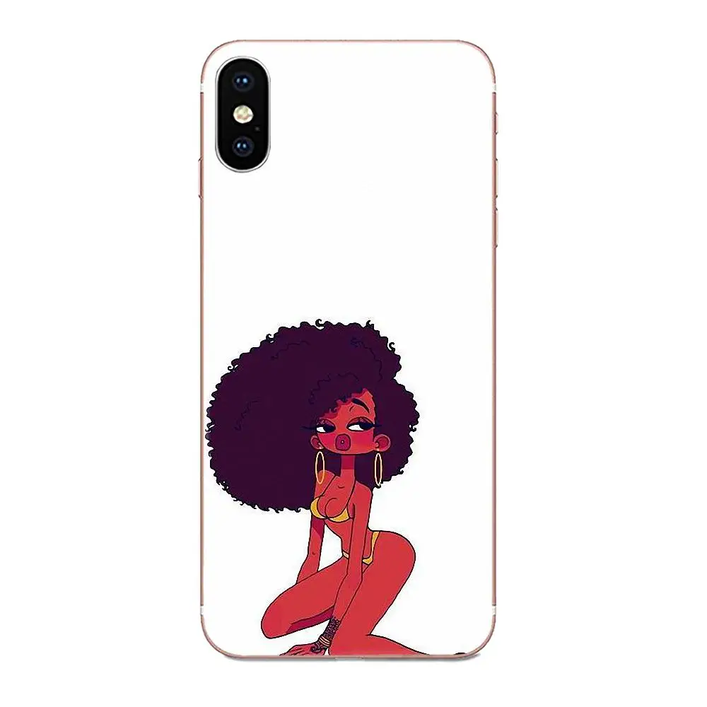 Прозрачный чехол из ТПУ для Sony Xperia Z Z1 Z2 Z3 Z4 Z5 compact Mini M2 M4 M5 T3 E3 E5 XA XA1 XZ Premium Black Girl |