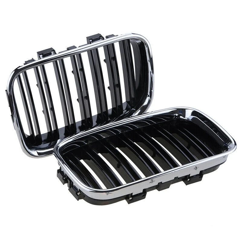 

Car Front Kidney Grille Grill Chrome Gloss Black for-BMW E36 318IS 325I M3 1992-1996 51138122237 51138122238