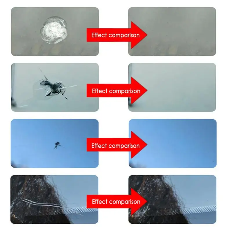 

DIY Auto Windshield Repair Tool Automotive Glass Repair Fluid Kit Auto Windshield Crack Chip Repair Resin Car Scratch Remover