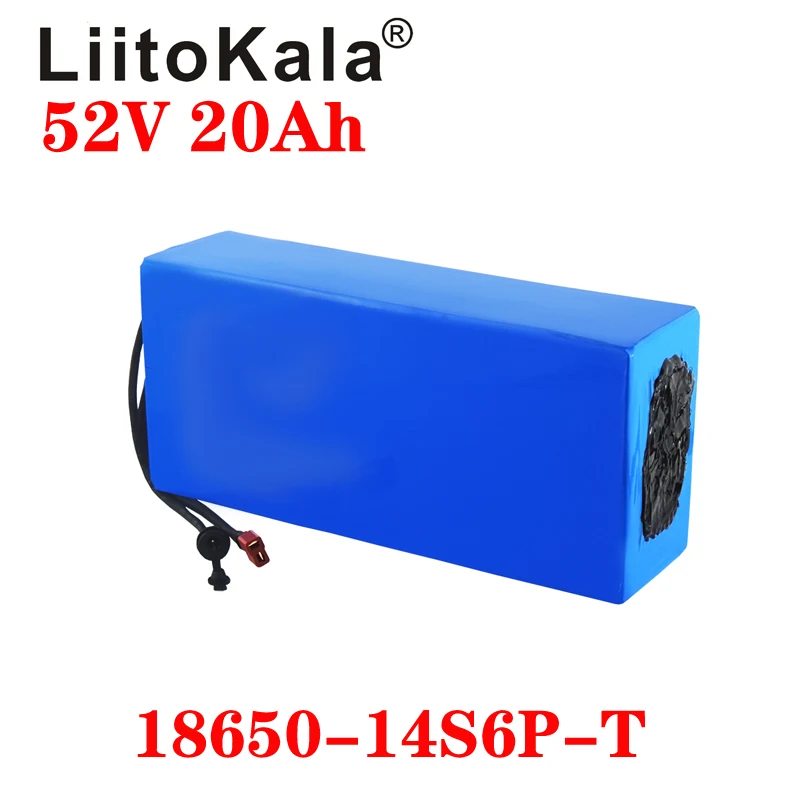 Комплект литиевых батарей LiitoKala 18650 52 в 20 Ач 14s6p аккумулятор для электрического
