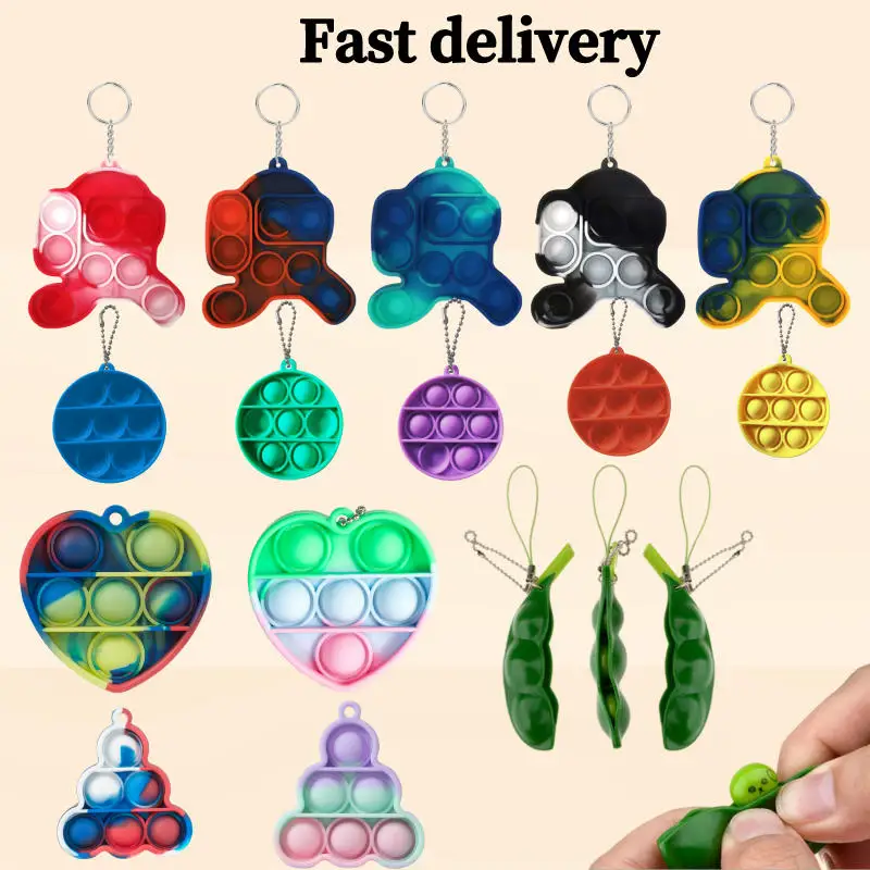 Пузырьки для сенсорных элементов игрушки снятия стресса смешные антистрессовые