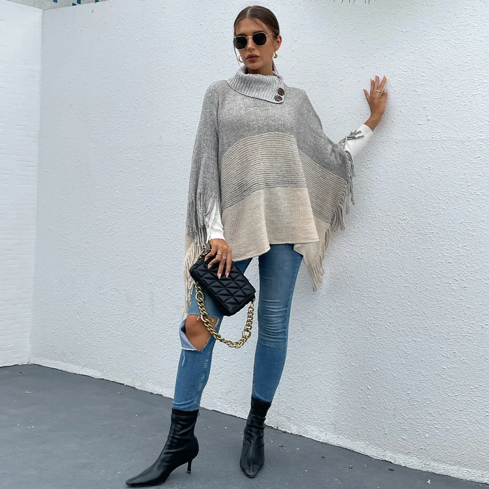 Модная Повседневная Свободная женская накидка топы трикотажная пальто уличная