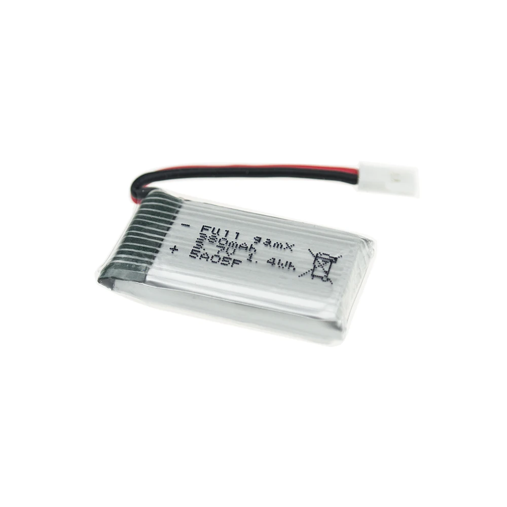 20 шт. 3 7 в 380 мАч LiPo 25C аккумулятор для Hubsan H107C H107L H107 U816 U816A V252 X11 X11C Walkera Super JXD JXD385|lipo