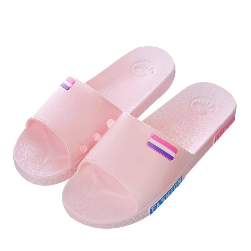 

Сандалии и шлепанцы для мужчин и женщин, Нескользящие, мягкая пластиковая подошва, тапки для дома и ванной комнаты