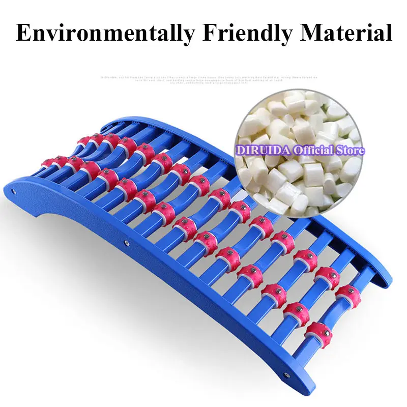 NEW Back Stretch Equipment Massager Magic Stretcher Fitness Lumbar Support Relaxation Spine Pain Relief Corrector Health Care |