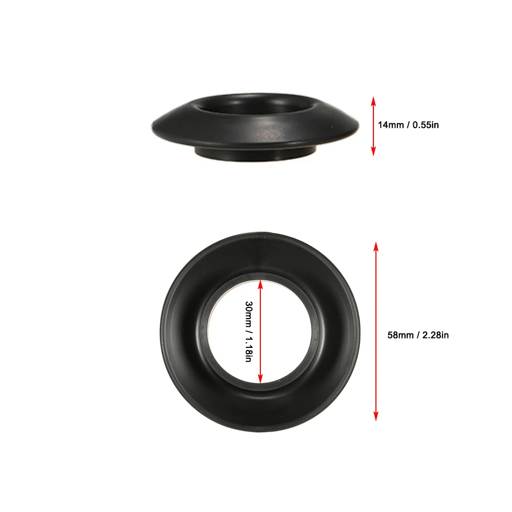 

4pcs Drip Ring Paddle Propel Balck Accessories Parts Kayak Splash Guards Raft Universal Plastic Oar Replacement Canoe