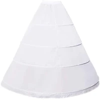 4 hoop a line floor length wedding ball gown petticoat underskirt crinoline perfect combination