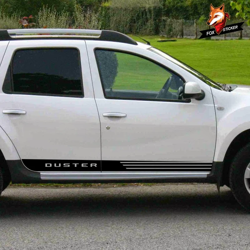 2 шт. виниловые наклейки на боковую дверь для dacia renault duster 2017 2019|Наклейки