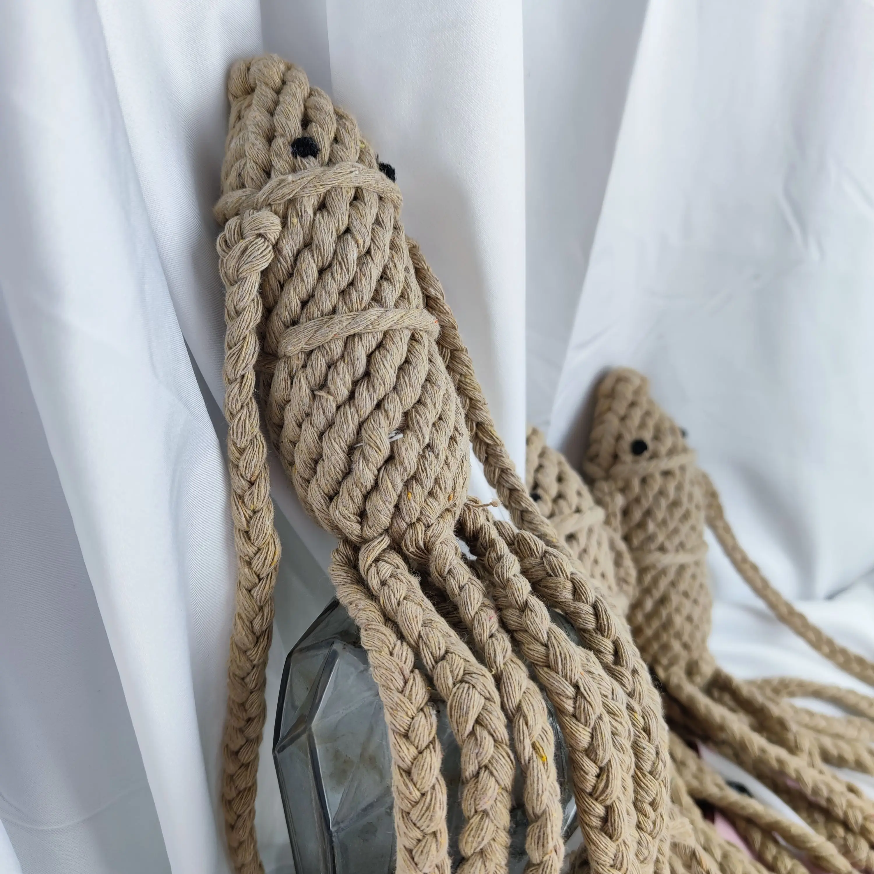 Хлопковая веревка ручной работы игрушка-Осьминог для домашних животных