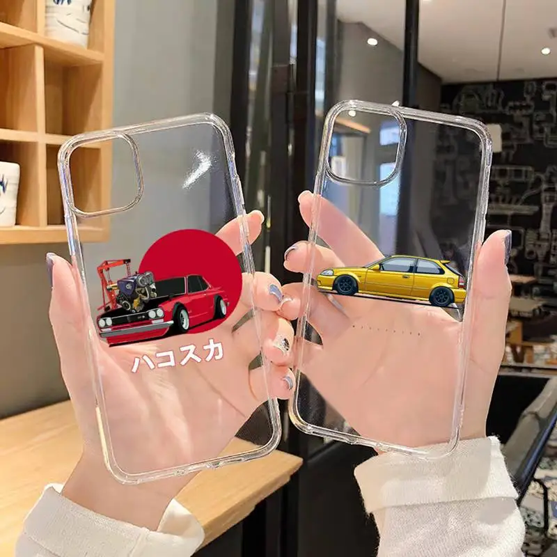 

Sports car engine Phone Case For iphone 13 12 11 8 7 plus mini x xs xr pro max Transparent soft