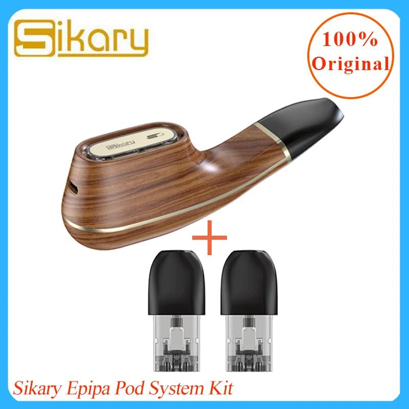 Электронная сигарета Vape pod Sikary Epipa Pod vape Kit 900 мАч и 2 мл картридж с испарителем