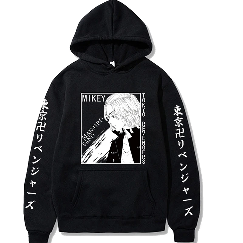 

Hot Sale Tokyo Revengers Hoodie Comics Manjiro Sano Graphic Hoody Men Loose Oversize Clothing Autumn Casual Cosplays Sportswear