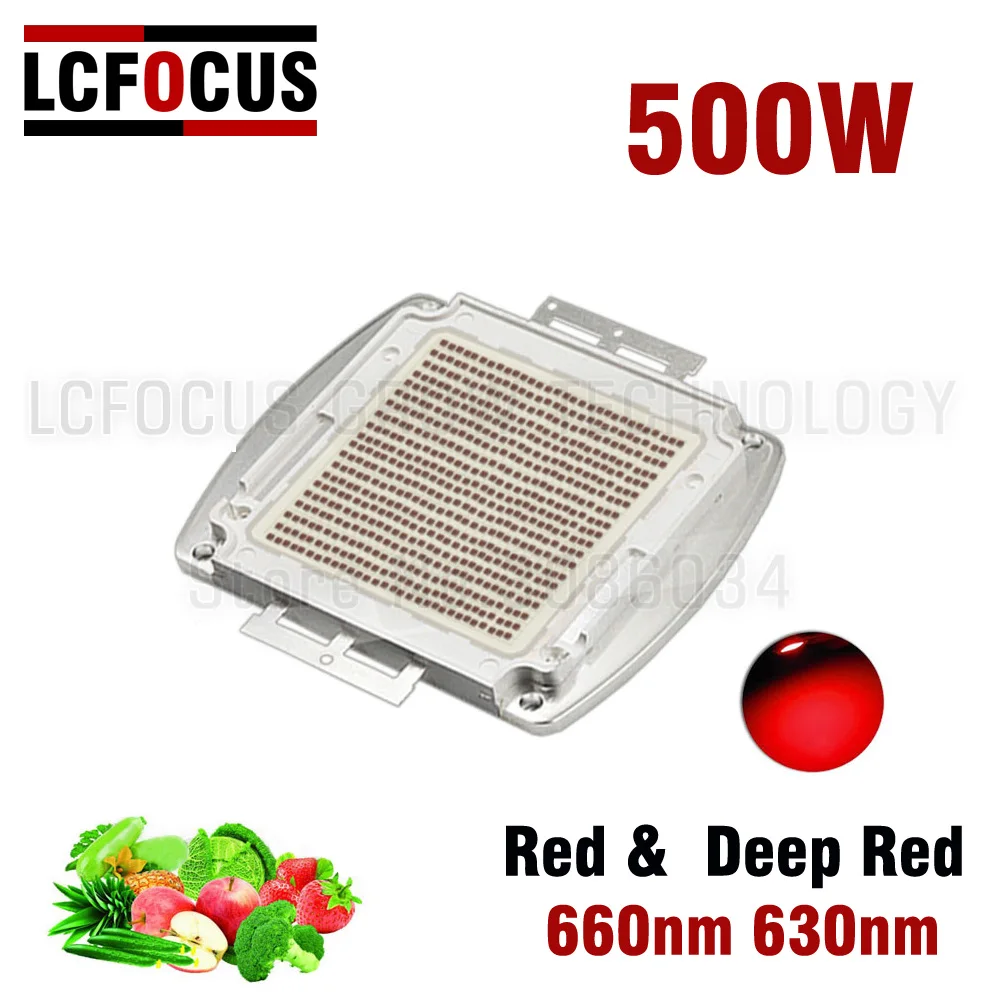 Светодиодный чип высокой мощности 500 Вт красный нм Нм|red 660nm|deep red 660nmcob led 500w |
