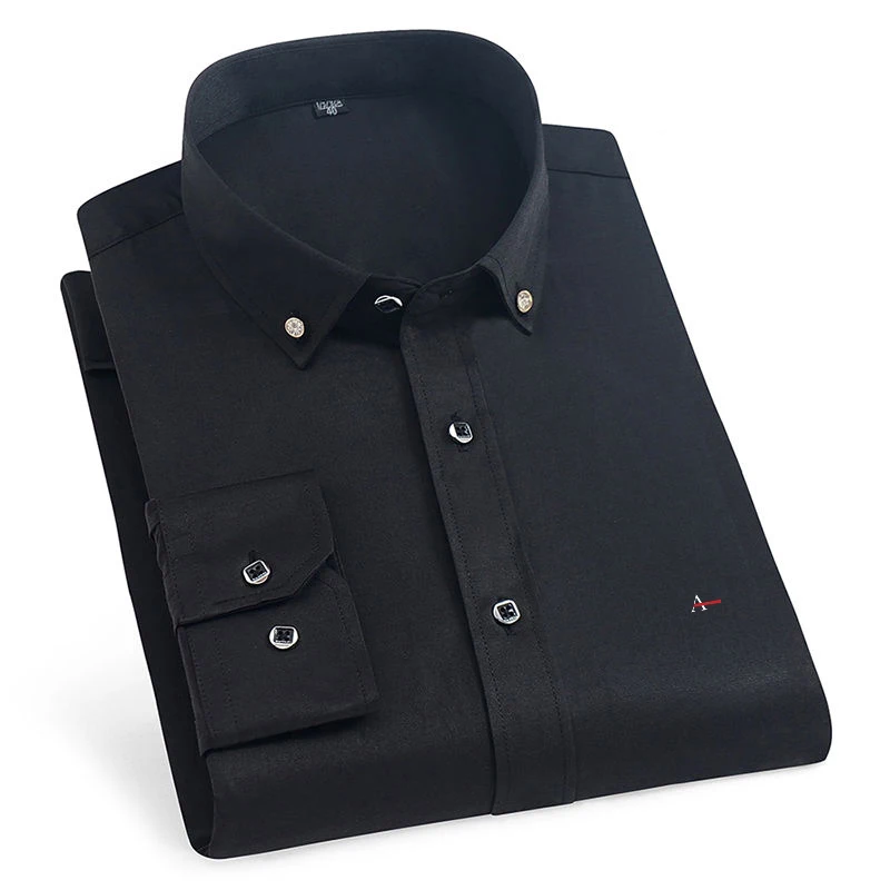 2020 Aramy CAMISA Shirts Cotton Smart Casual Long Sleeve Solid Shirt Slim Male Social Business Formal Shirt Tops Brand Soft Cozy